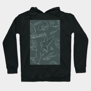 Strange Biology Weird Skull Pattern Hoodie